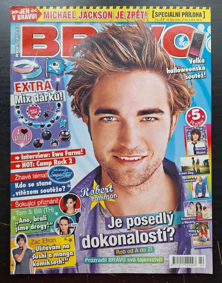 BRAVO CZECH magazine side cover  October 2009