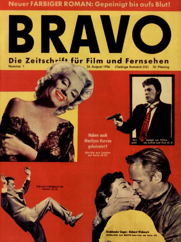 BRAVO magazine side cover Issue 1 26 August 1956
