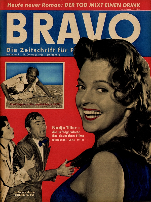 BRAVO magazine side cover Issue 9 21 October 1956