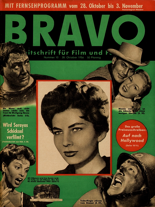 BRAVO magazine side cover Issue 10 28 October 1956
