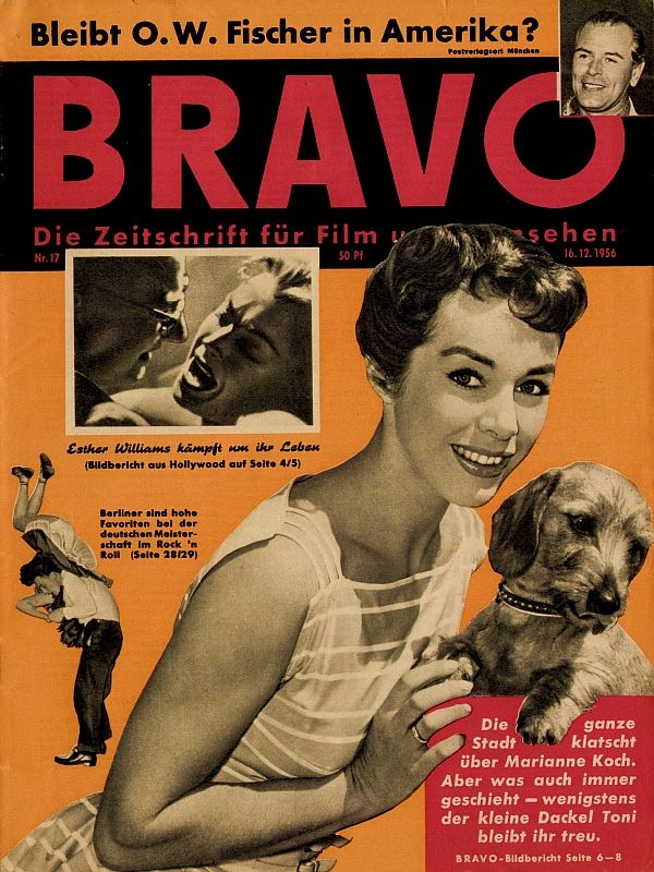 BRAVO magazine side cover Issue 17 16 December 1956