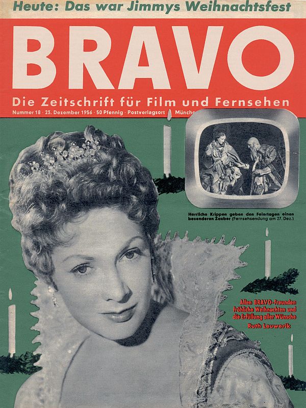 BRAVO magazine side cover Issue 18 23 December 1956