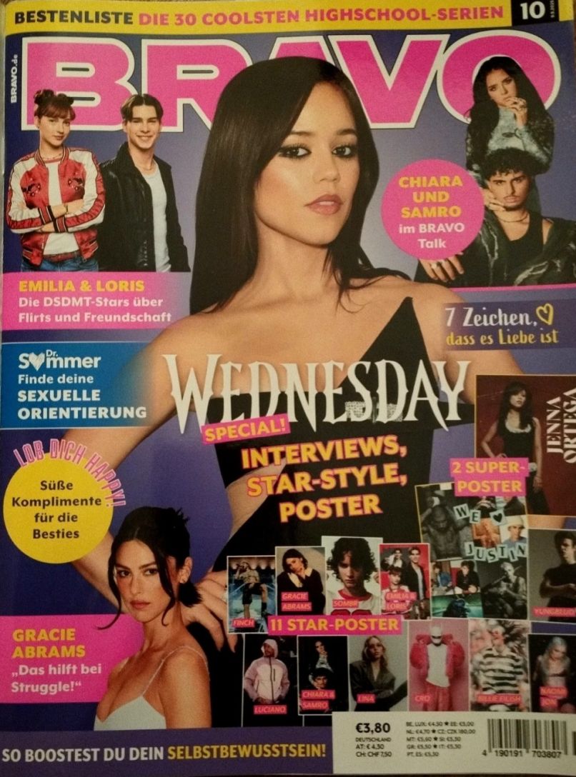 BRAVO magazine cover  October 2025