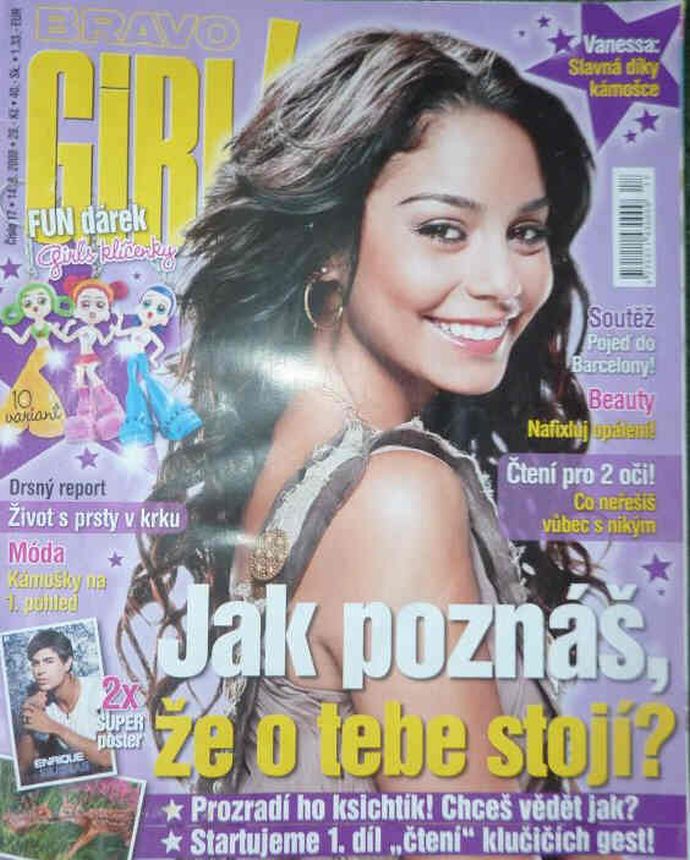 BRAVO GIRL CZECH magazine side cover 14 August 2008