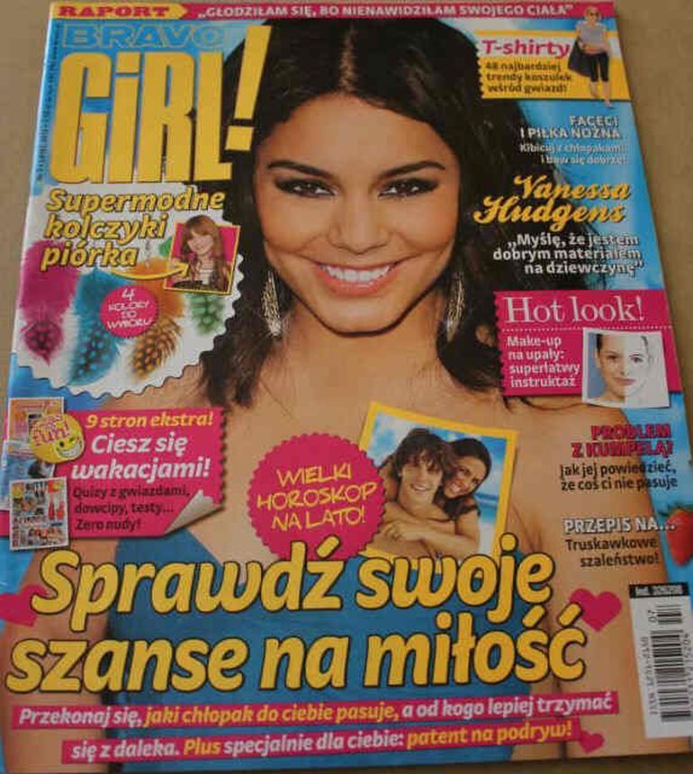 BRAVO GIRL POLAND magazine side cover  July 2012