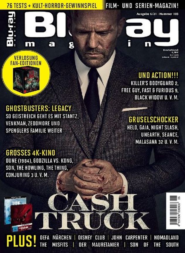 BLU-RAY MAGAZIN magazine side cover Issue 103  November/December 2021