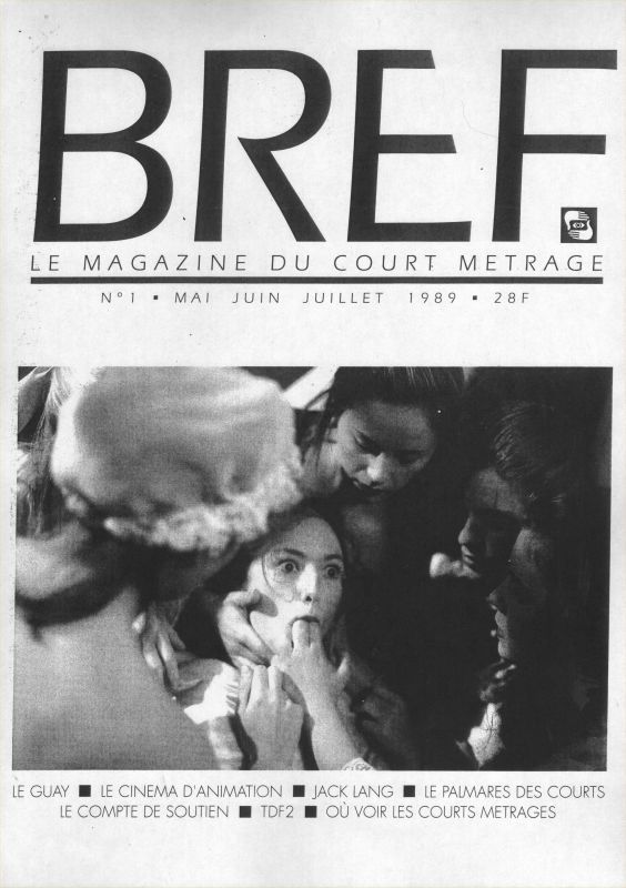 BREF magazine side cover Issue 1 May/June/July 1989