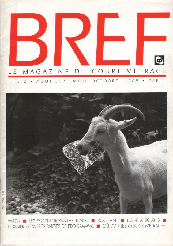 BREF magazine side cover Issue 2 August/September/October 1989