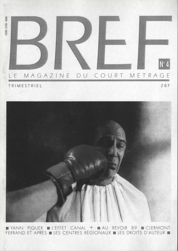 BREF magazine side cover Issue 4 February/March/April 1990