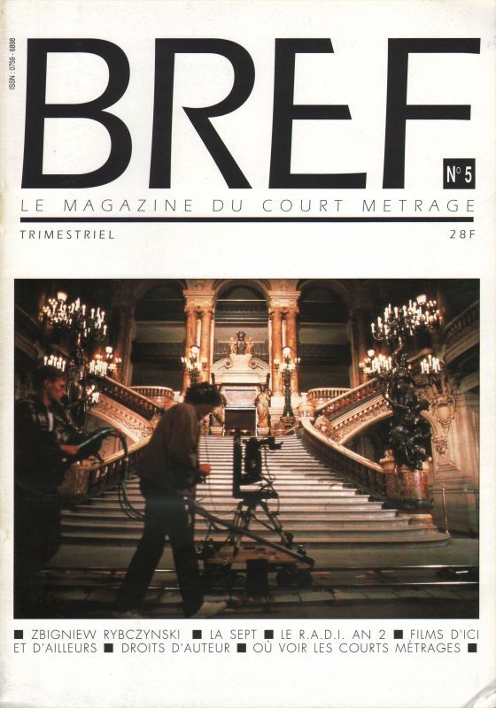 BREF magazine side cover Issue 5 May/June/July 1990