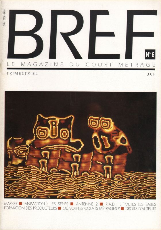 BREF magazine side cover Issue 6 August/September/October 1990