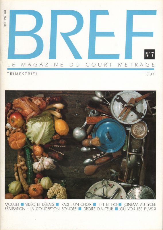 BREF magazine side cover Issue 7 November/December 1990