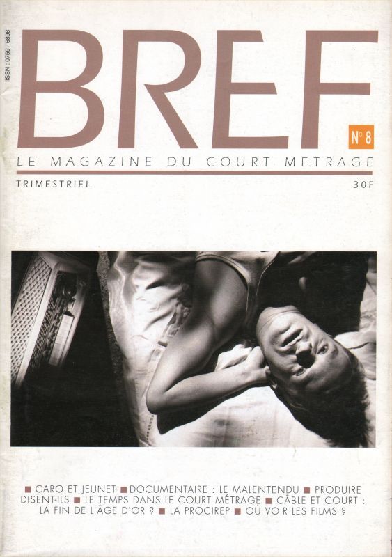 BREF magazine side cover Issue 8 February/March/April 1991