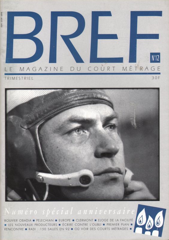 BREF magazine side cover Issue 12 February/March/April 1992