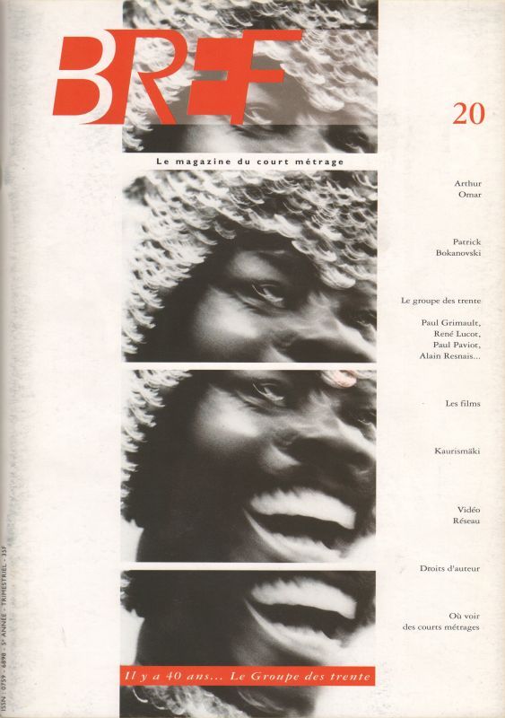 BREF magazine side cover Issue 20 February/March/April 1994