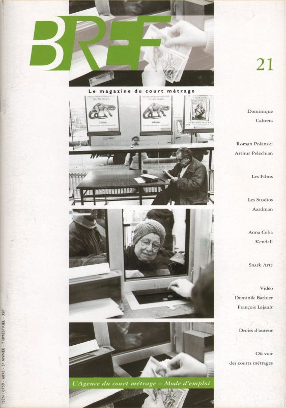 BREF magazine side cover Issue 21 May/June/July 1994