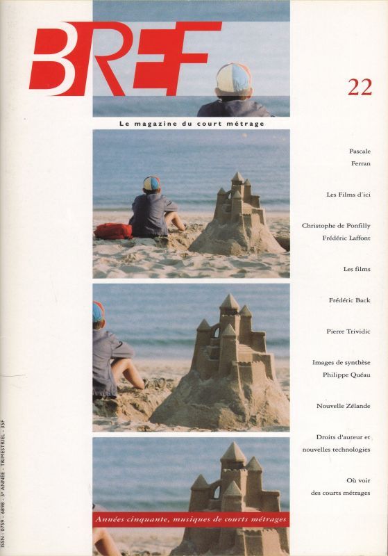 BREF magazine side cover Issue 22 August/September/October 1994