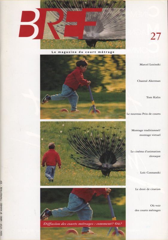 BREF magazine side cover Issue 27 December 1995