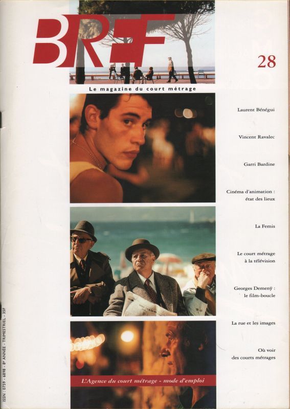 BREF magazine side cover Issue 28 February/March/April 1996