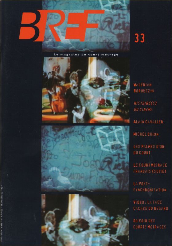 BREF magazine side cover Issue 33 May/June/July 1997