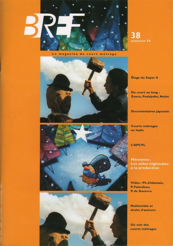 BREF magazine side cover Issue 38 August/September/October 1998