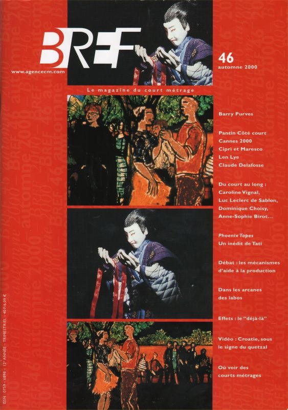 BREF magazine side cover Issue 46 September/October 2000