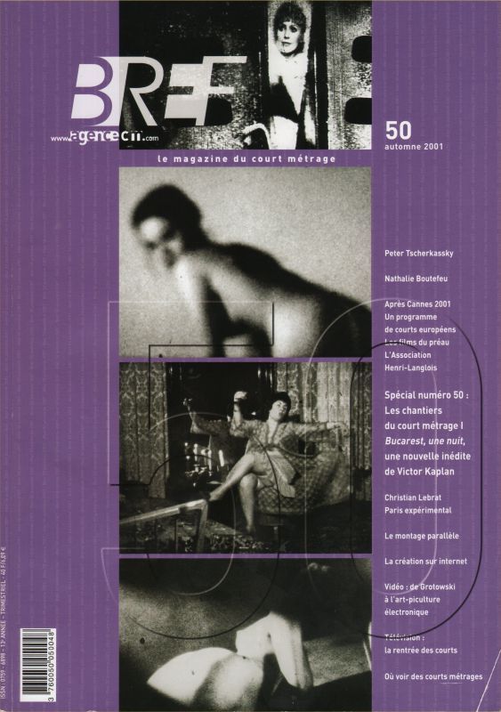 BREF magazine side cover Issue 50 September/October 2001