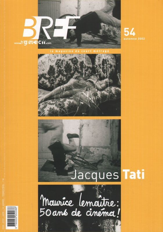 BREF magazine side cover Issue 54 September/October 2002