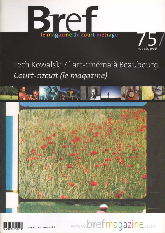 BREF magazine side cover Issue 75 November/December 2006