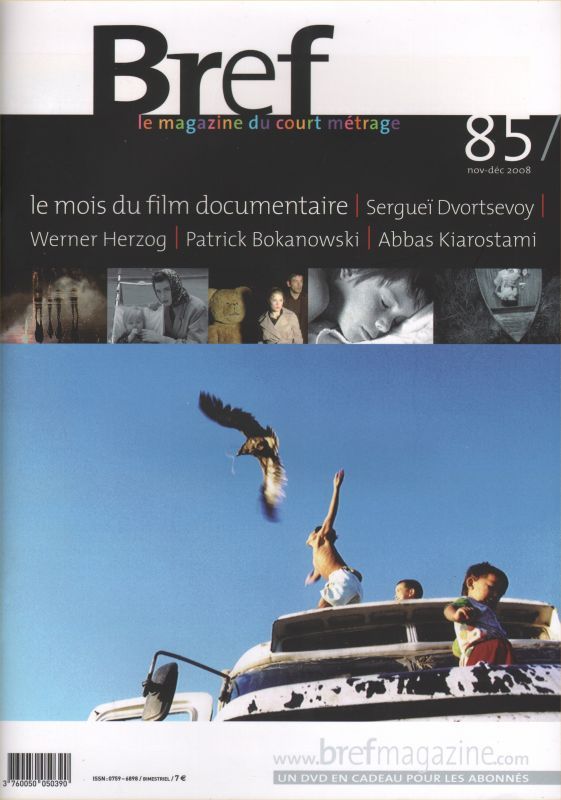 BREF magazine side cover Issue 85 November/December 2008