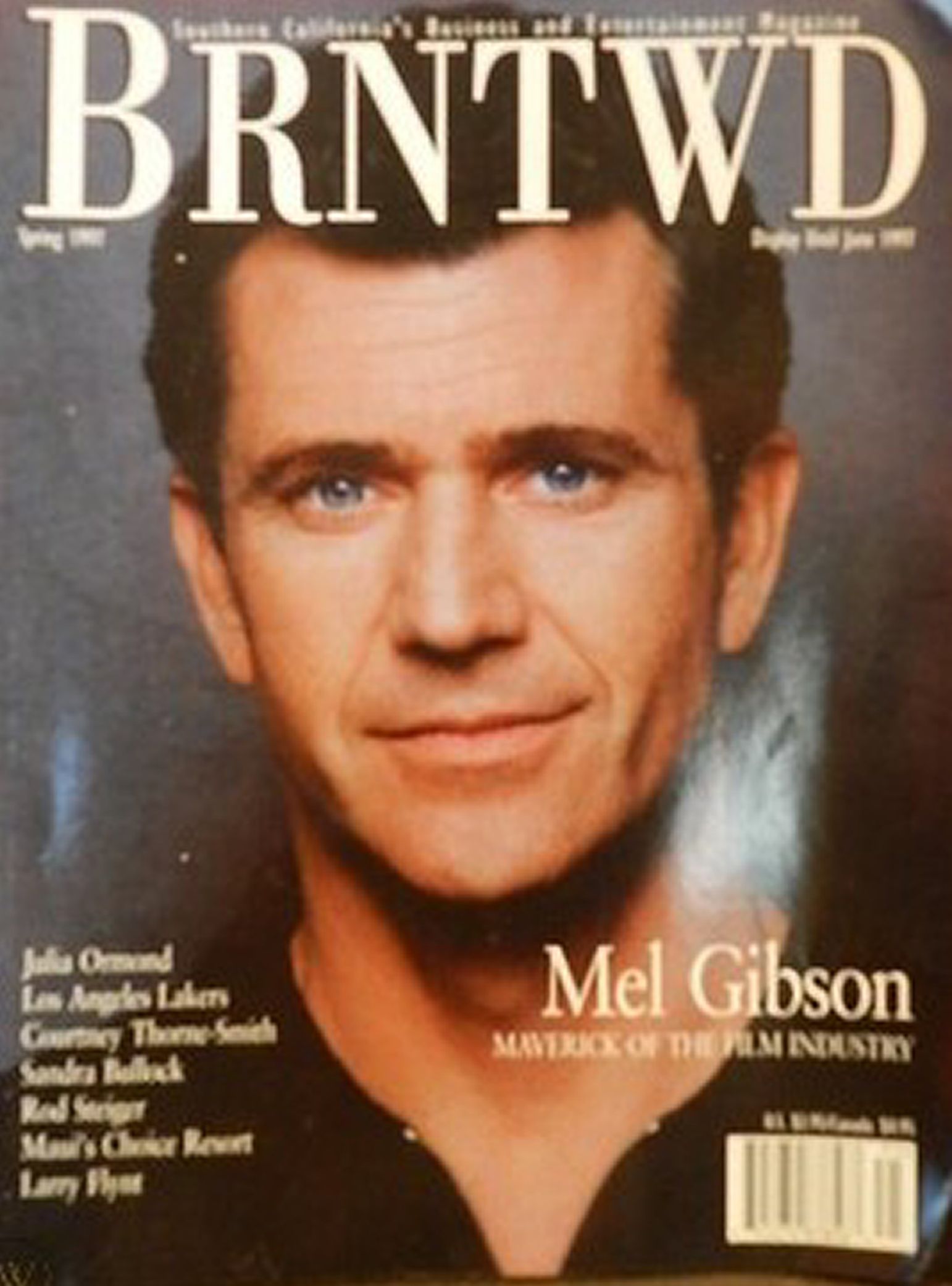 BRNTWD magazine side cover Spring 1997