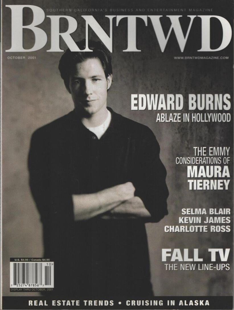 BRNTWD magazine side cover  October 2001
