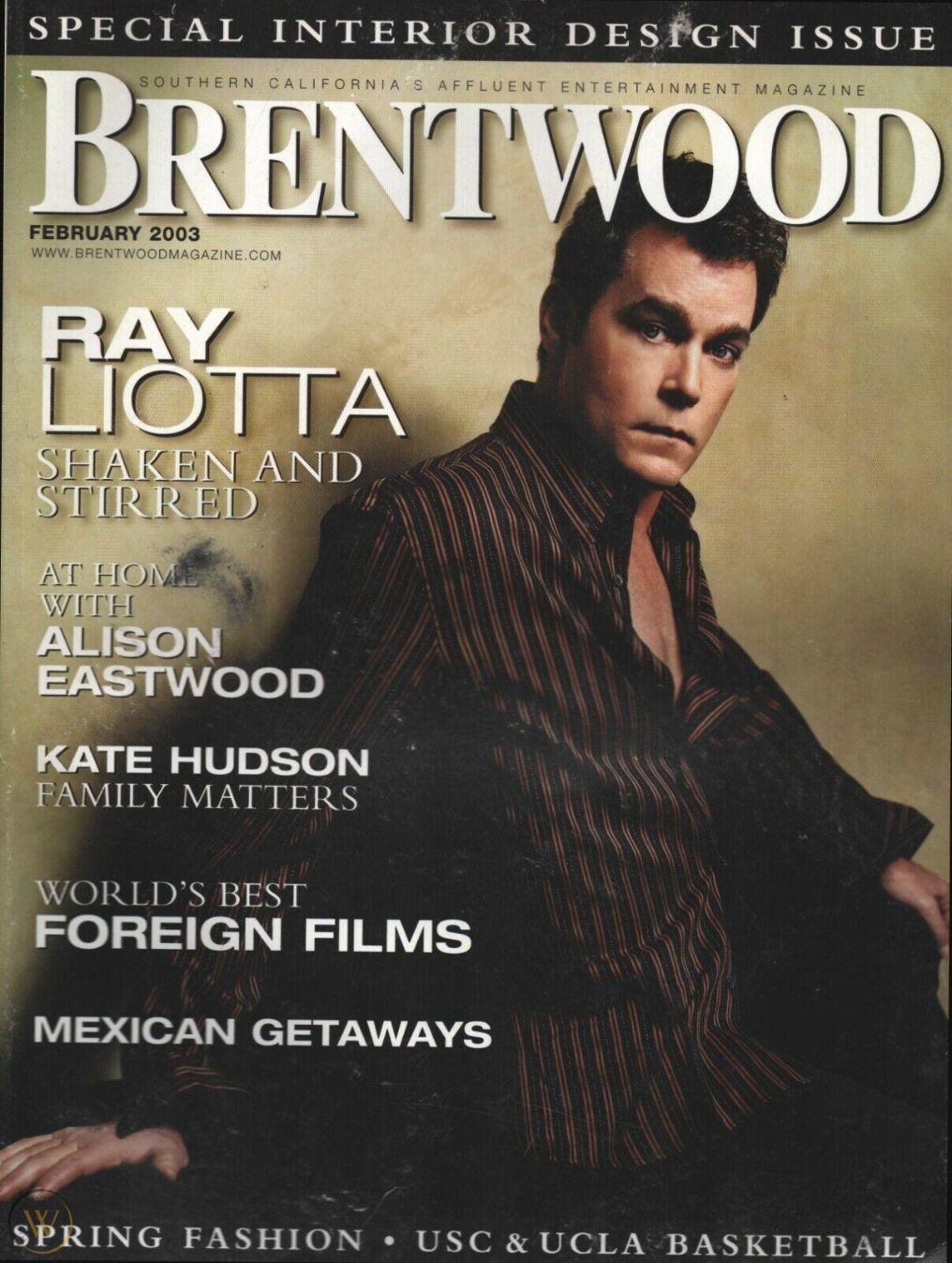 BRNTWD magazine side cover  February 2003