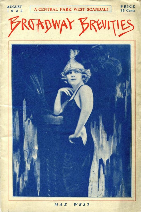 BREVITIES magazine side cover August 1922