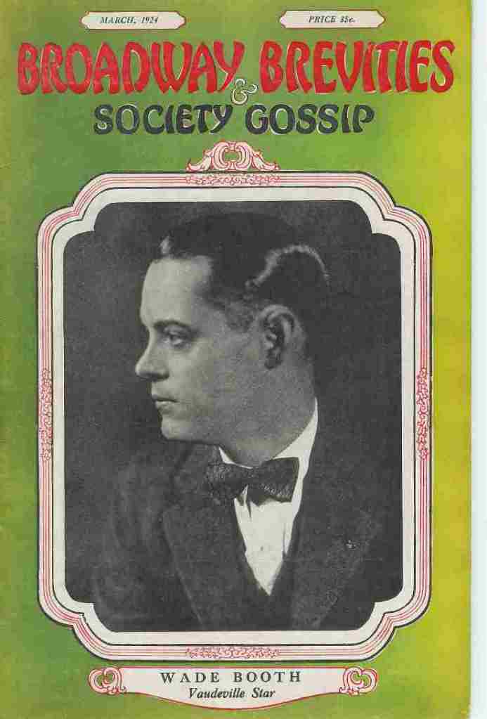 BREVITIES magazine side cover March 1924