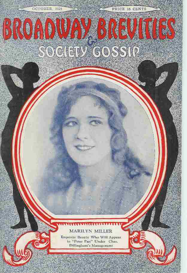 BREVITIES magazine side cover October 1924