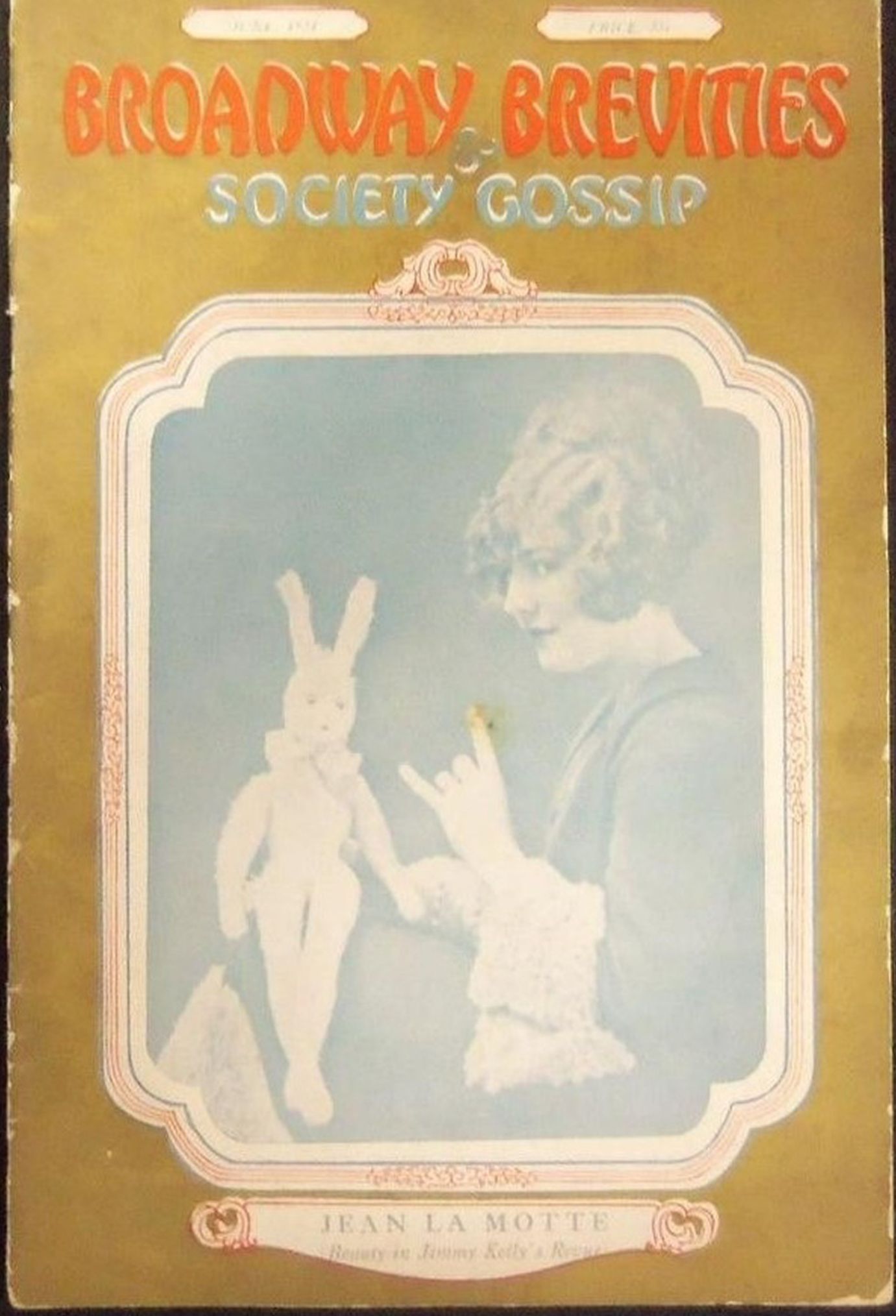 BREVITIES magazine side cover  June 1924