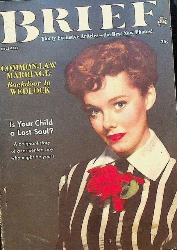 BRIEF magazine side cover Issue 1  December 1952