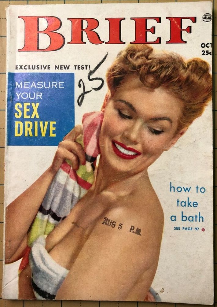 BRIEF magazine side cover  October 1953