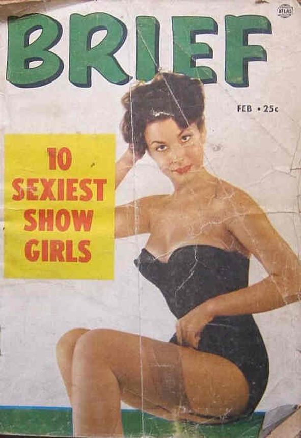BRIEF magazine side cover  February 1954