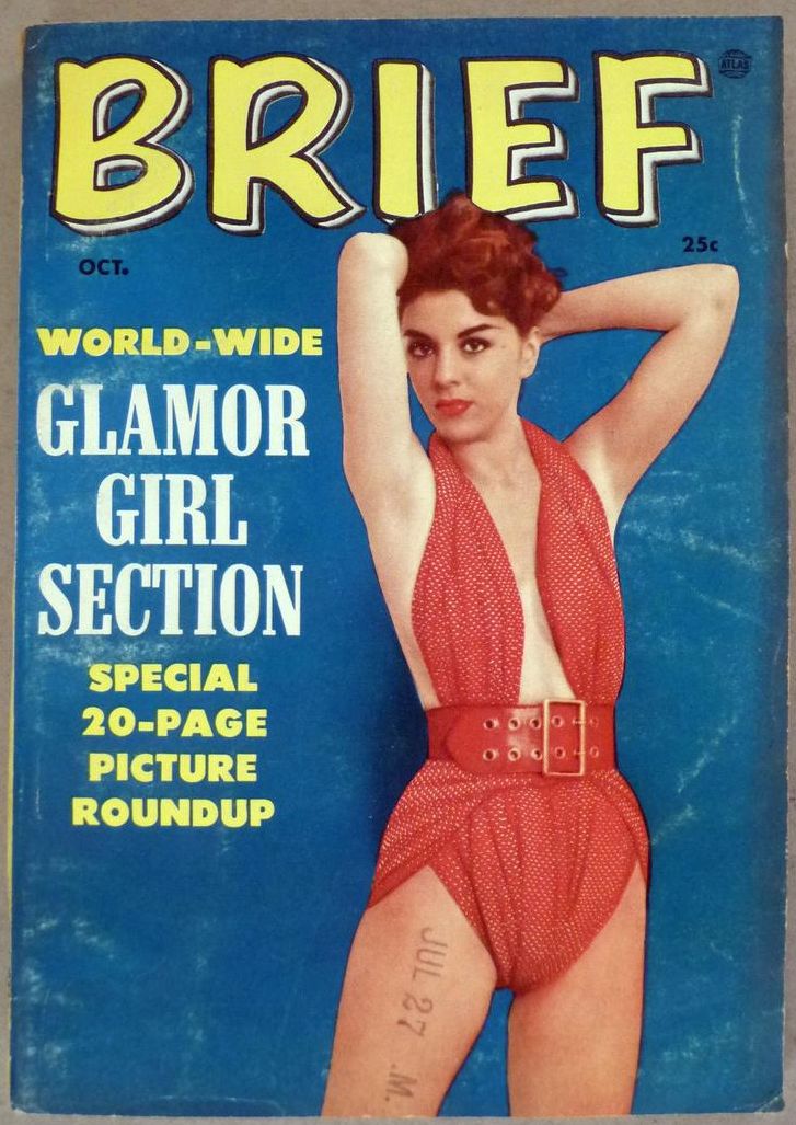 BRIEF magazine side cover  October 1954