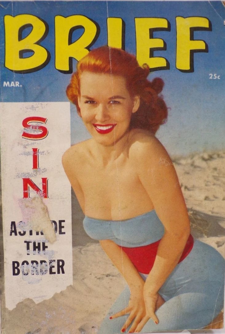 BRIEF magazine side cover  March 1955