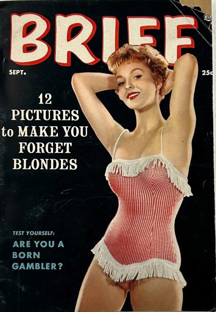 BRIEF magazine side cover  September 1955