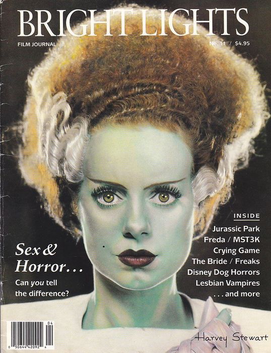 BRIGHT LIGHTS magazine side cover Issue 11 September 1993