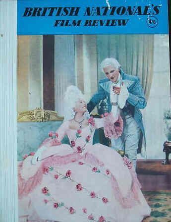 BRITISH NATIONALS FILM REVIEW magazine side cover  1946