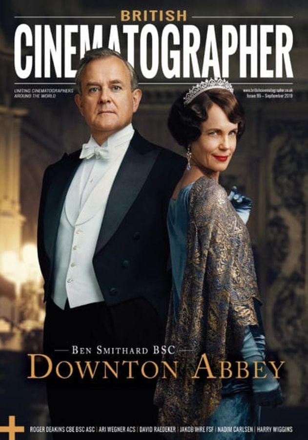 BRITISH CINEMATOGRAPHER magazine side cover Issue 95  September 2019