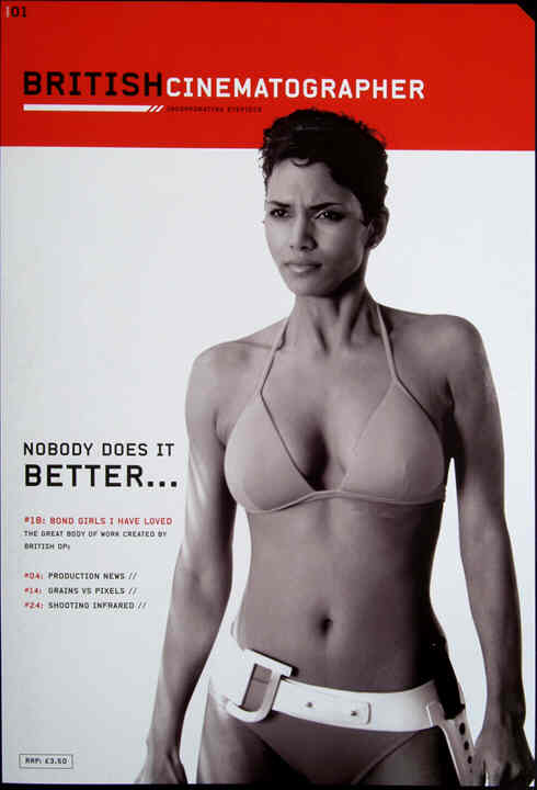 BRITISH CINEMATOGRAPHER magazine side cover Issue 1 January/February 2004