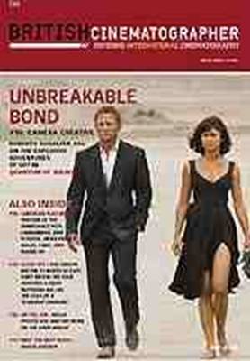 BRITISH CINEMATOGRAPHER magazine side cover Issue 34 July/August 2009