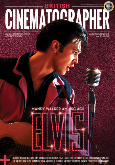 BRITISH CINEMATOGRAPHER magazine cover Issue 112  July/August 2022