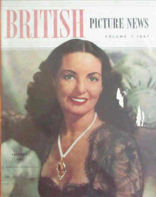 BRITISH PICTURE NEWS magazine side cover Issue 1   1947